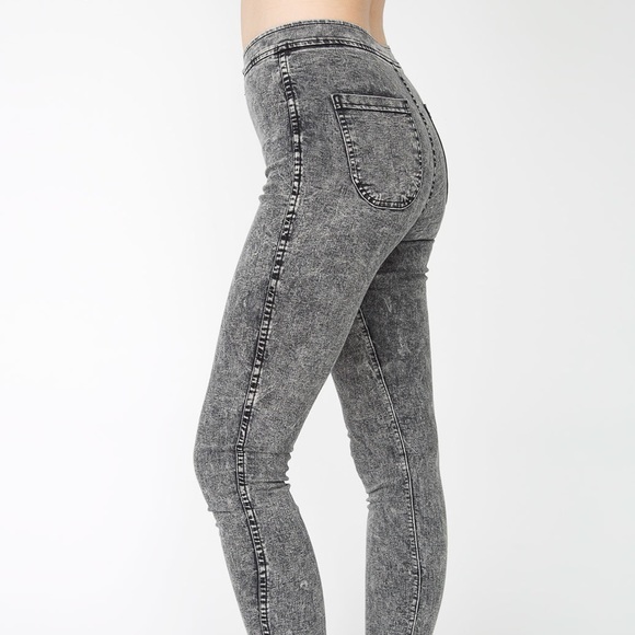 American Apparel Acid Wash Easy Jeans - Picture 1 of 3